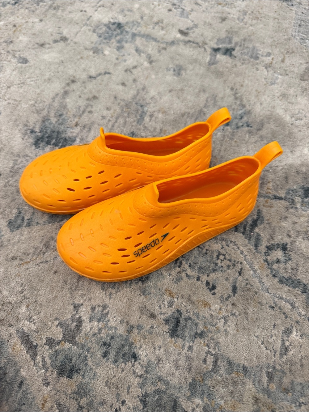 Speedo Kids Bright Orange Slip-On Water Shoes